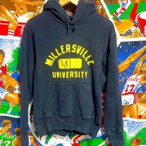 Nike Women's Extra Small Black Millersville University Pullover Hoodie